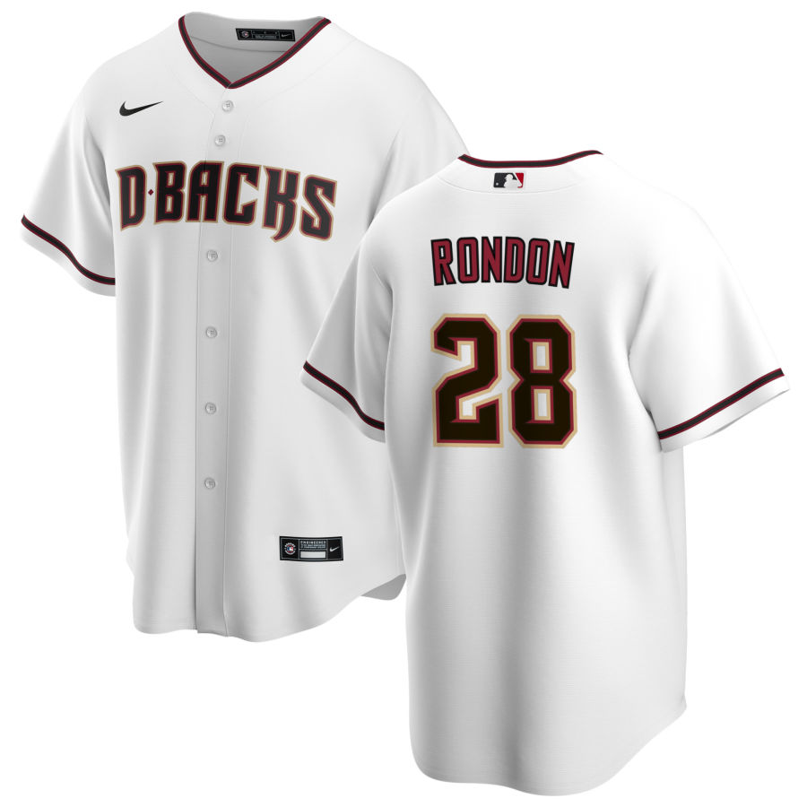 Nike Men #28 Hector Rondon Arizona Diamondbacks Baseball Jerseys Sale-White